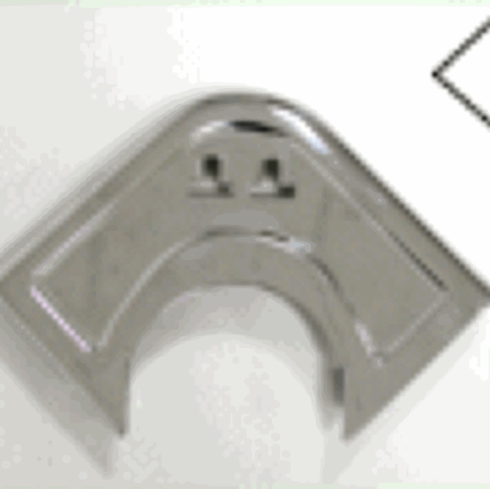 chrome-plated corners