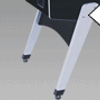 Elegant slanting legs