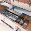 The cabinet can be opened