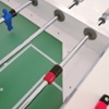 Playfield corners sloping down